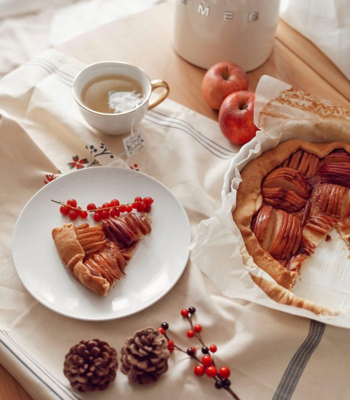 Tarte aux pommes rustiques